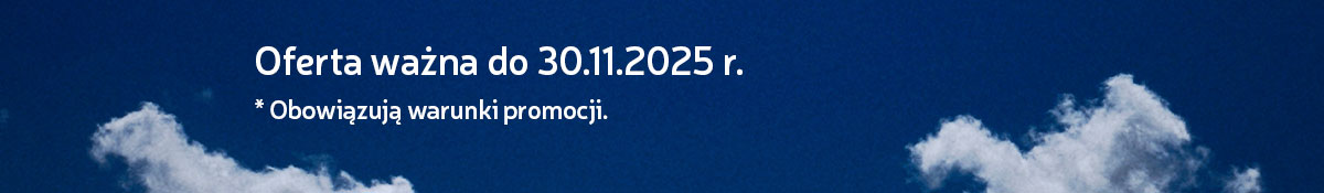 Oferta ważna do 30.11.2025 r.
* Obowiązują warunki promocji.