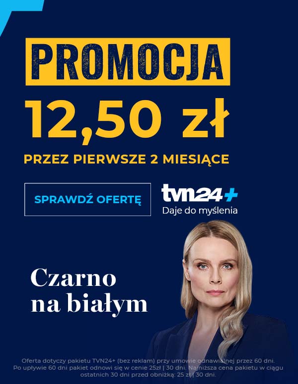 -50% PRZEZ PIERWSZE 2 MIESIĄCE W TVN24+