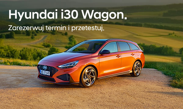Hyundai i30 Wagon. Zarezerwuj termin i przetestuj.