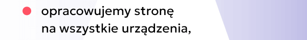 opracowujemy stronę na wszystkie urządzenia,