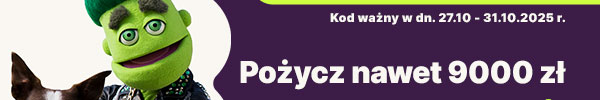 Pożycz nawet 9000 zł RRSO 302,68%