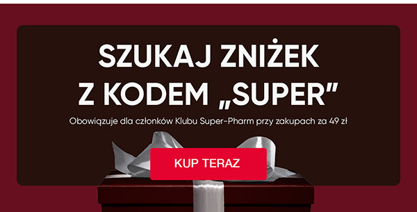 Szukaj zniżek z kodem SUPER.